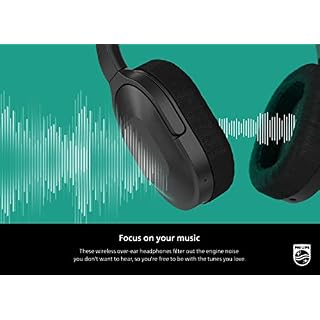 Philips Audio H6506 Casque sans fil avec suppression active du bruit (ANC) et connexion Bluetooth multipoint, TAH6506BK - Les Beatles, Paul McCartney, John Lennon, RIngo Starr, George Harrison Philips Audio H6506 Casque sans fil avec suppression active du bruit (ANC) et connexion Bluetooth multipoint, TAH6506BK – Image 2
