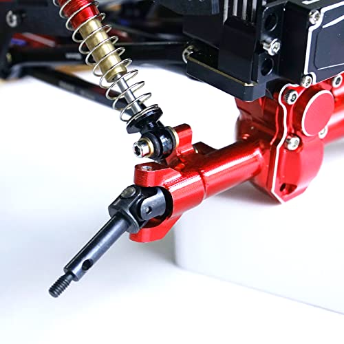 Ogrc 2Pcs Steel Front Axle Drive Shaft Cvd Set For Axial Scx24 C10/Jlu/Bronco/Gladiator/Deadbolt Upgrades Parts (+4Mm) #TOP1