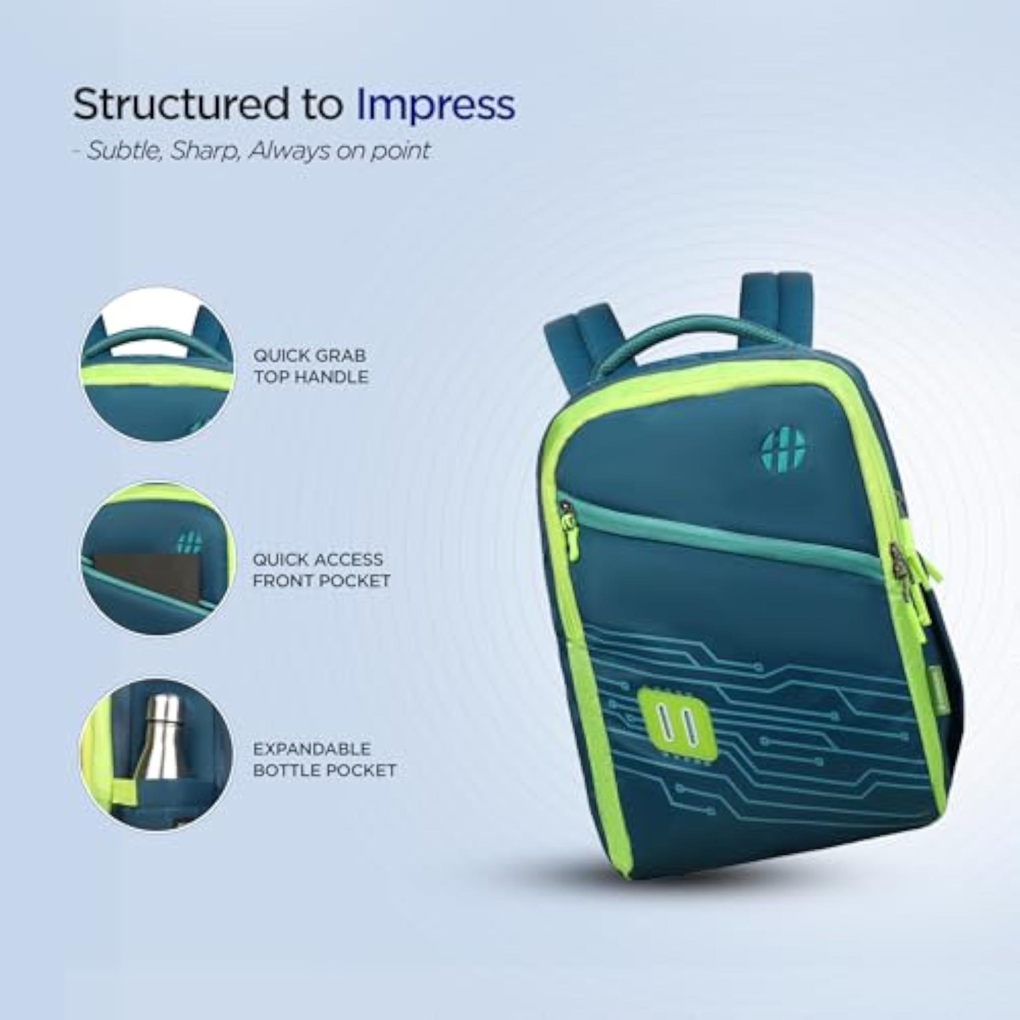 Virtual School & College Backpack, 40L, Lightweight & Functional