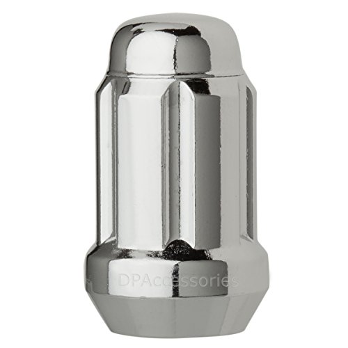 Dpaccessories 20 Chrome 12X1.5 Closed End Spline Tuner Lug Nuts For Aftermarket Wheels Lcs3A6Hc2Ch04020 #TOP1