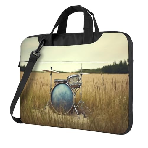 Maletín para portátil diseño tambor musical 15.6" negro miniatura 1