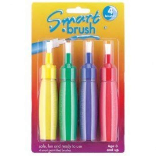 Artstraws Smart Brush - Pinceles con depósito de Pintura (4 Unidades)