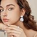 FILMOON Silver Leaf Dangle Earring for Women Fashion Statement Jewelry