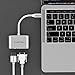 LENTION USB C to HDMI & VGA Adapter,HDMI to USB C Adapter,for Dual Monitor Compatible 2021-2016 MacBook Pro 13/15/16,New Mac Air/iPad Pro,Surface,Lenovo,More,Stable Driver Certified (C51s,Silver)