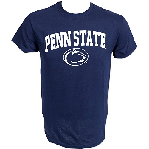 Penn State T-Shirt Arching Over Lion Head Navy - XL - Navy