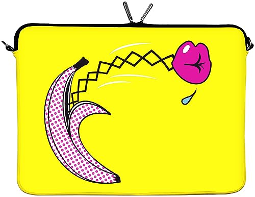 Digittrade DG-LS170-11 - Funda Blanda para Ordenador portátil de 11.6", diseño Surprise, Color Amarillo