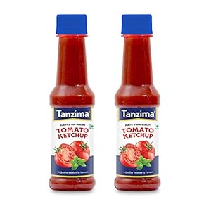 Tanzima Tomato Ketchup PET Bottle, 2 X 200 g