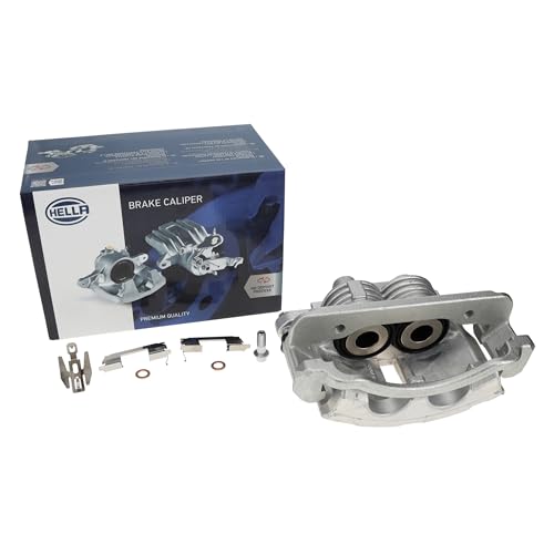 HELLA Brake Caliper With Bracket Included Compatible with Select 1999-2002 Ford, Front Right