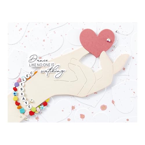 Plaque de presse et matrices Bestie Sentiments Spellbinders pour scrapbooking