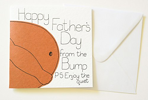 Happy Father's Day From The Bump P.S. Enjoy The Quiet Fathers Day Card For Him