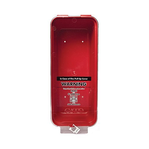 CATO 95151 Red Plastic Warrior Fire Extinguisher Cabinet, Body an...