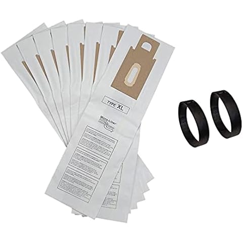8 Pack Oreck XL Replacement Bags & Belts Cover