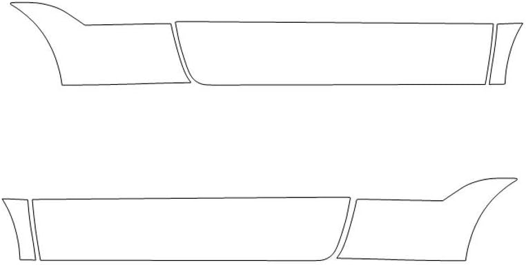 TRUE LINE Automotive Al sold out. Precut Door Splash Guard Rocker