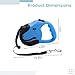 Escapeproof Retractable Dog Leash, Rope for Puppy Training, 5M Traction Leash