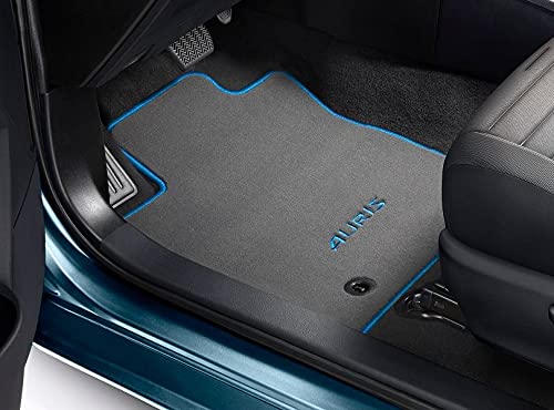 Tapis de sol pour Toyota Auris bleu protégeant l'habitacle des trajets quotidiens