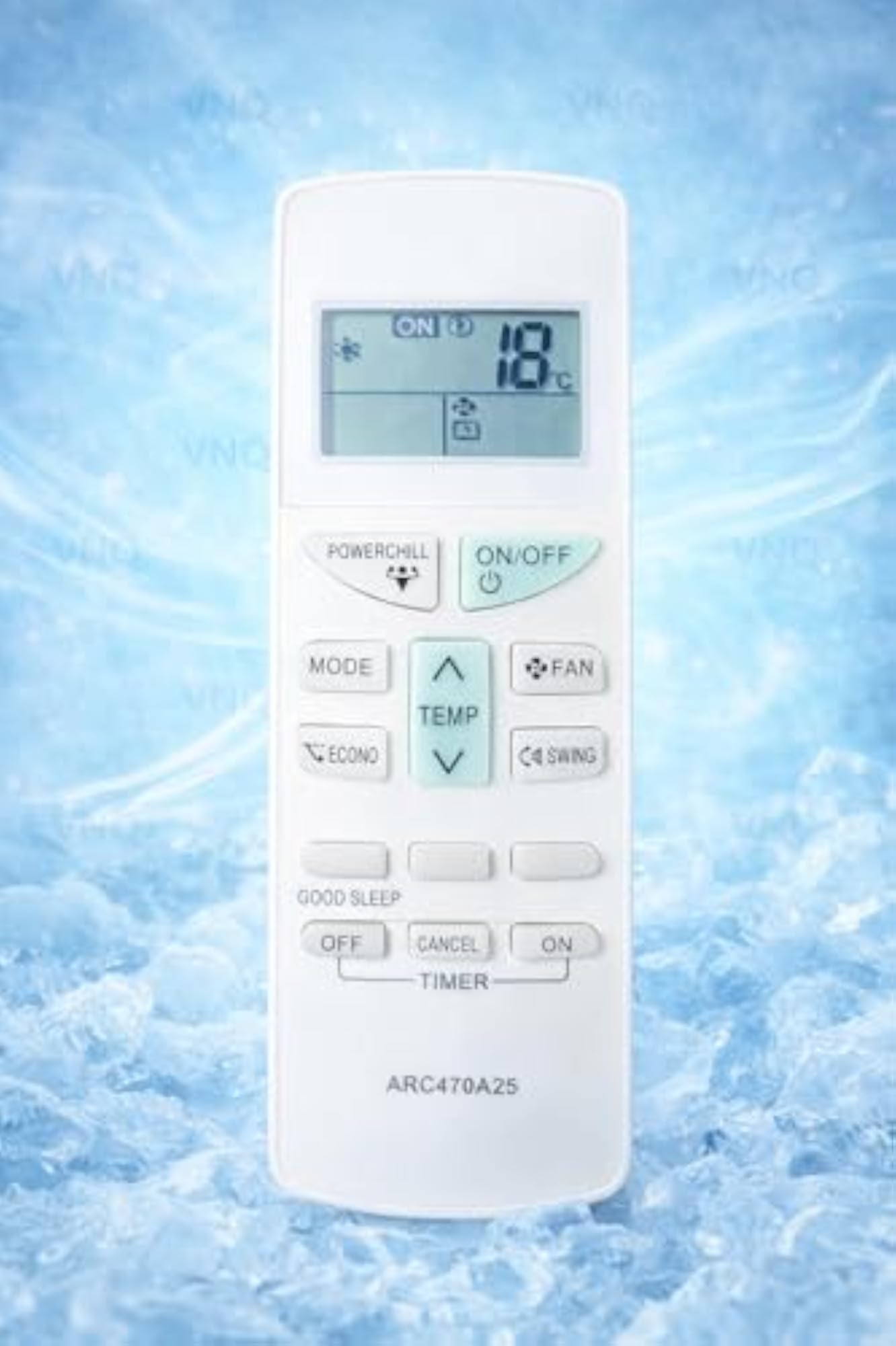 Universal AC Remote Compatible for Daikin AC Models