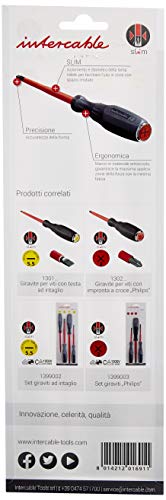 Tournevis à fente/cruciforme VDE Intercable pour visser sans riper - 5