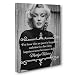 Marilyn Monroe Happiness Quote Canvas Wall Art