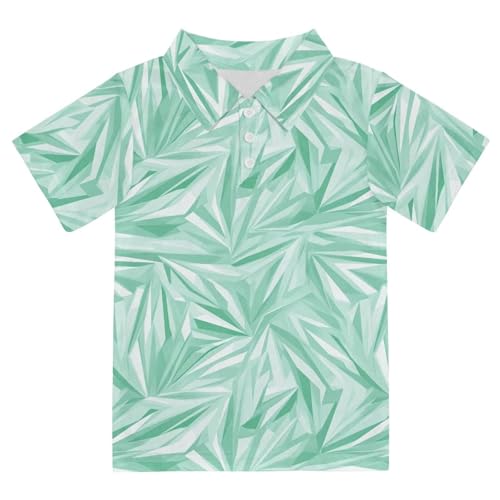 Kids Polo Shirt Cute Graphic Comfortable Short Sleeve Hawaiian Shirt for 3-12 Years Boys