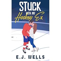 Stuck With My Hockey Ex Audiolibro Por E.J. Wells arte de portada