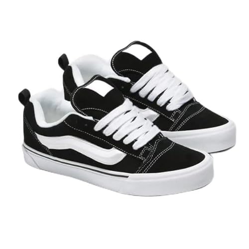 Tênis Vault KNU Skool Vintage Casual Skate Preto E Branco (Preto e Branco, BR, Adulto, Numérico, 43)
