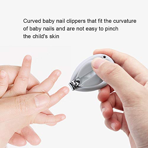 NewZC Baby Nagelpflegeset 4-teiliges Baby Maniküre Set mit Sicherem Baby Nagelknipser Schere Pinzette und Nagelfeile… – Bild 4