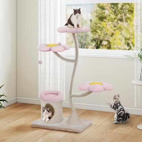 Árbol para Gatos COZIWOW 57" Heavy Duty con Torre y Condominio miniatura 3