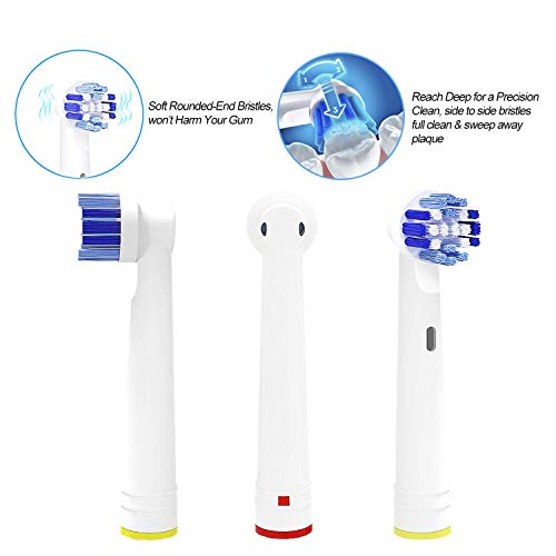 (50 OFF) Replacement Toothbrush Heads Compatible W/ Oral B 4Pack 3.