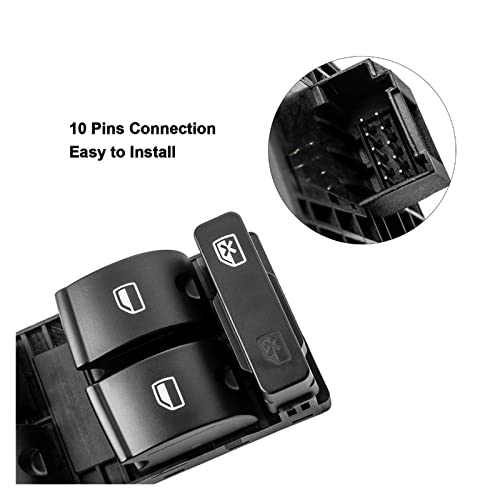 Commande de lève-vitre principal pour A4 B6 B7 8E0959851 bouton d'alimentation - 3