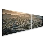 Kit panoramique 160 x 40 cm (2 pièces, 80 x 40 cm chacun) - Nos tableaux muraux exclusifs existent dans de nombreux formats et motifs. Saisissez simplement « Islandburner » + motif souhaité dans la barre de recherche Amazon et laissez-le inspirer. La collection actuelle offre un large choix de thèmes tels que la nature, les paysages, les animaux, les plages, les plantes, le style de vie, l'érotisme, etc.