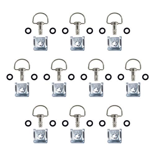 Moto4u quick release d-ring race fasteners 17mm chrome …