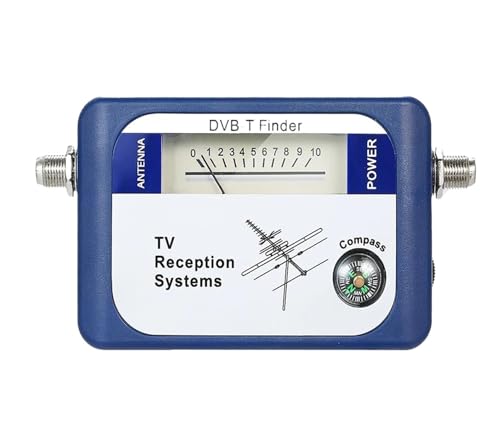 Receptor de satélite Buscador de antena de TV Digital DVB-T, medidor de señal terrestre aérea, puntero, receptor de satélite de TV para Antenas de Sistemas de Recepción Remota
