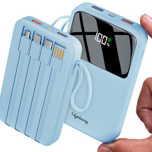 Lifelong 10000mAh 22.5W Fast Charging Power Bank Blue - Image 2