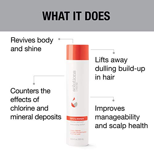 Great Clips Solutions Clarifying Shampoo 10Oz | Removes Build-Up | For All Hair Types | Great For Swimmers #TOP4