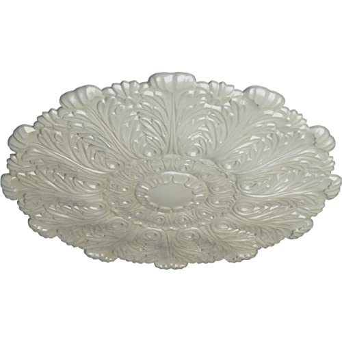 Image of Ekena Millwork CM31DUFCS - 31 inchOD x 1 1 /2 inchP Durham Ceiling Medallion (Fits Canopies up to 4 1 /4 inch) - Ceiling Medallion, Flash Copper