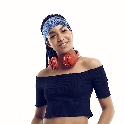 Chuangdi 6 Pieces Headband With Buttons For Mask African Boho Knot Turban Headbands Nurse Elastic Headbands Sport Beach Hair Accessories For Women Girls (Attractive Patterns) #TOP5
