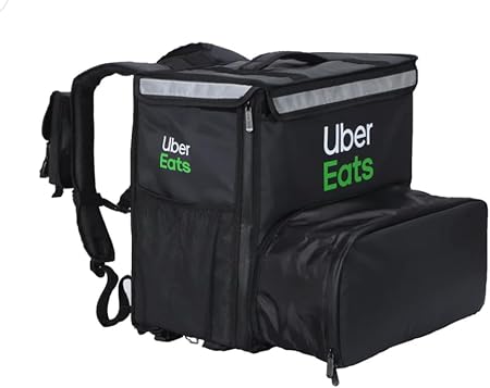 復刻版 ウーバーイーツ デリバリー バッグ 配達 保温 保冷 ロゴ delivery bag ホワイト グリーン