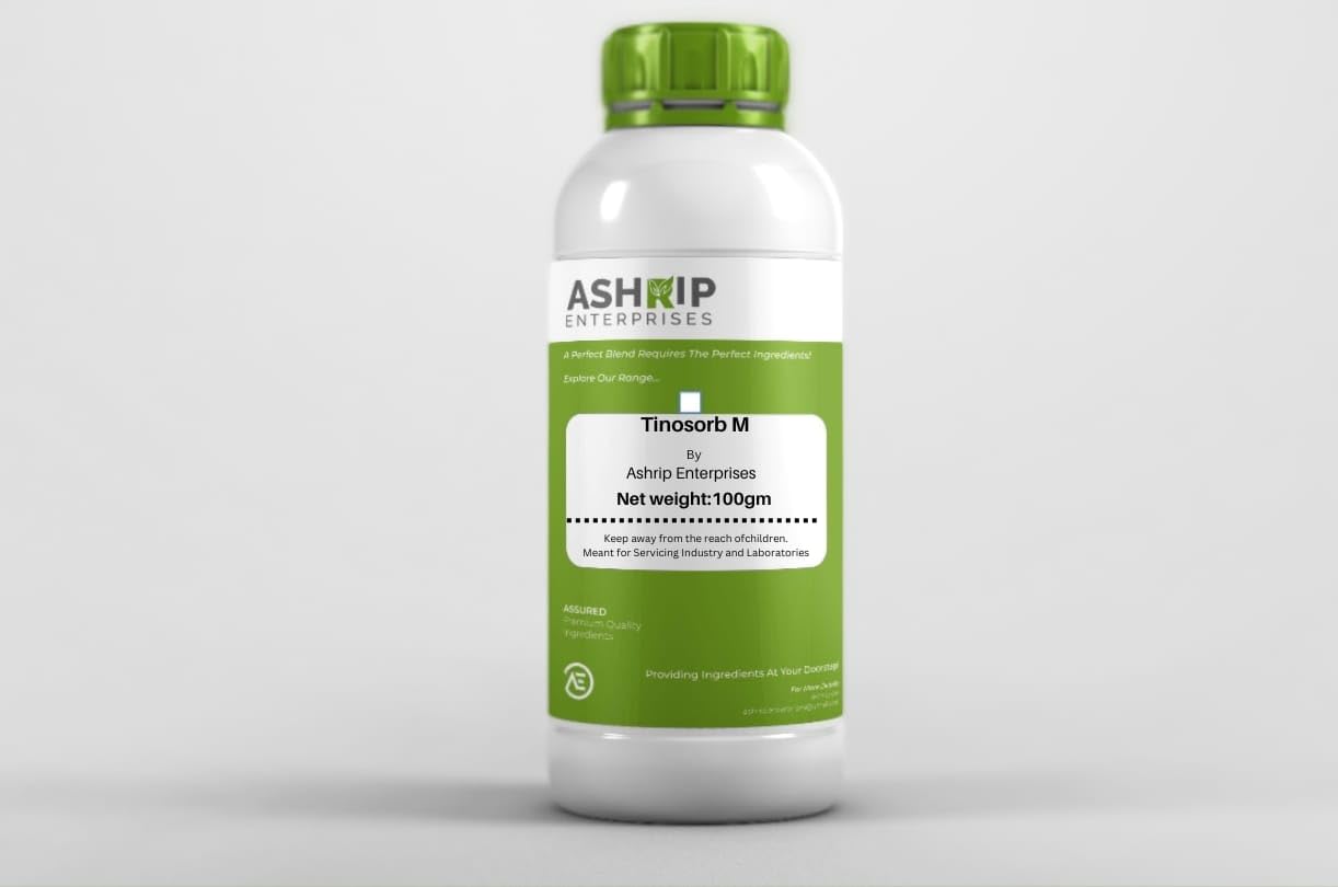 Ashrip Enterprises 100gm Tinosorb M For Skin Care, Anti-aging Face Care Products, And Sun Protection Products.