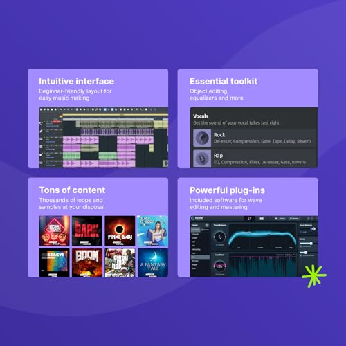 MUSIC MAKER 2026 Premium – Music made easy | Music Production Software | Audio Program | Windows 10/11 | 1 PC download License