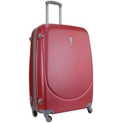 Maletas Ravizzoni Alexander Juego Maletas 3 pzs Rígidas ABS 4 Ruedas y Cerratura Estructura Ligera Cómoda Asa Telescópica Manija Candado Combinación 28''(73.5x48x26 cm)+24''(63.5x42x23.5 cm)+ 20''(53.5x36x19 cm)