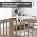 Tuya Baby Monitor with Camera and Audio, 2K WiFi Indoor Video Baby Camera with Mount, Motion & Cry Detection, Temp & Humidity Sensor, Night Vision, 2 Way Audio, 4 Lullabies, APP Control