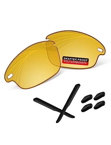 Image of PRO+ Polycarbonate Replacement Lenses & Rubber Kits for Oakley Fast Jacket Series Sunglasses