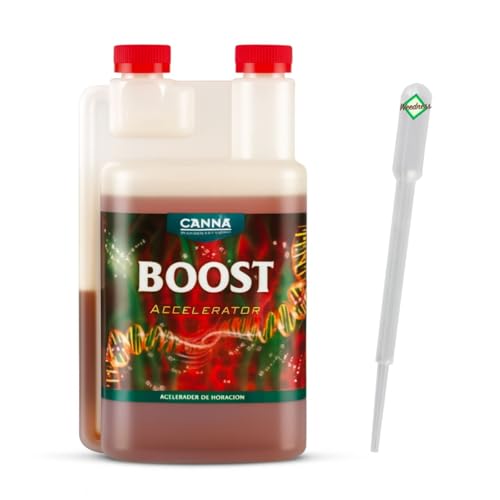 Weedness Canna Boost 1 Liter Blütestimulator – Bio Dünger NPK Grow Blüte Booster Tomaten Gurken Flüssigdünger Organischer
