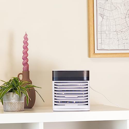 Silvergear® Climatiseur Mobile | Refroidisseur d'Air avec 3 Vitesses + Timer | Rafraîchisseur d'Air avec Brumisation et USB | Economisez de l'Énergie et Rafraîchissez la Maison | Sans Tube Extérieur – Image 5