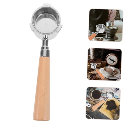 Porte-filtre ergonomique SHOWERORO résistant à la chaleur en hêtre