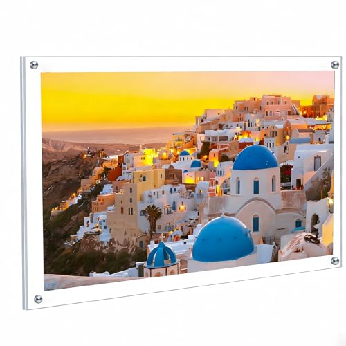 Kalami 8.5x14 Acrylic Wall Mount Picture Frame Self Adhesive