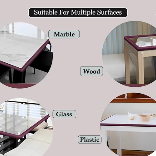 Image of SYGA Baby Safety Strip Furniture Edge Guard Cushion Corner Cover 2 Meter 6.5 feet Tape Infant Bump Protector (L Shape Brown)