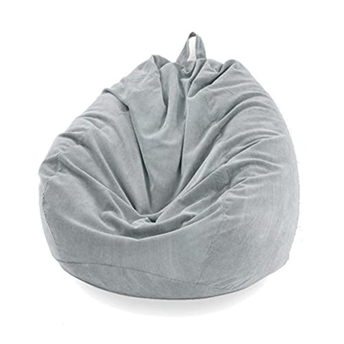 Funda de Silla Enorme Puf para Adultos, Silla Enorme con Funda Extraíble y Lavable a Máquina Lazy Bean Bag Silla Sofás Funda de Gamuza Súper Suave (sin Relleno) Muebles(Color:9,Size:100*120cm)