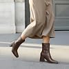 Botas de caña baja con punta cuadrada para mujer DREAM PAIRS 6