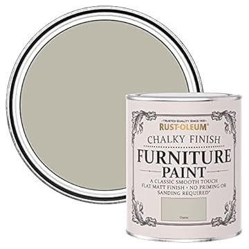 Rust-Oleum Grey Upcycled Furniture Paint in Chalky Finish - Oyster 750ml
